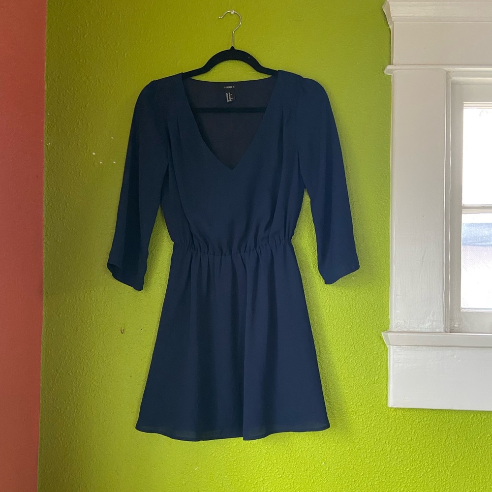 Women’s dark blue dress